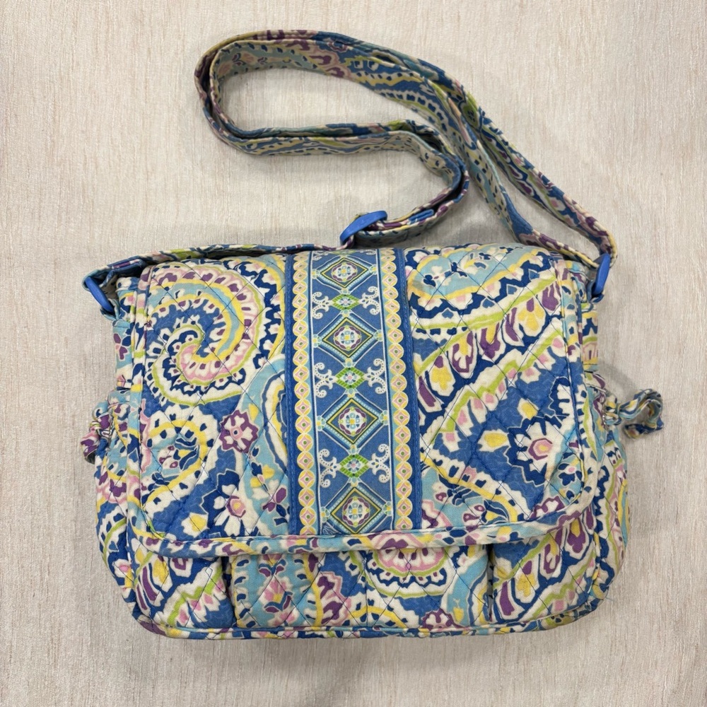 Vera Bradley Capri Blue Lindsay Bag